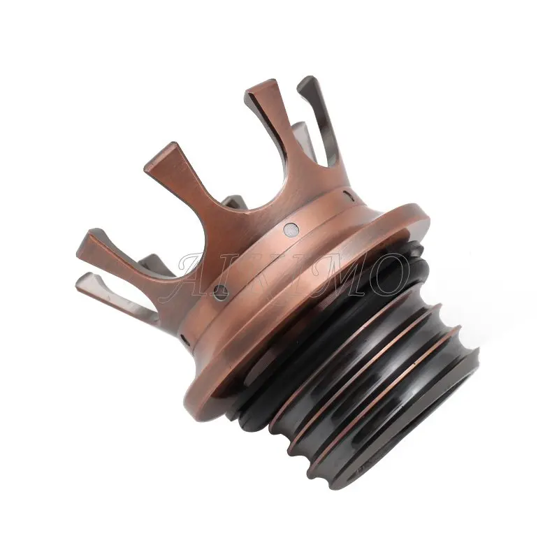 Мотоциклетный Кафе Racer бронзовый цвет алюминий флеш водохранилище Корона Стиль