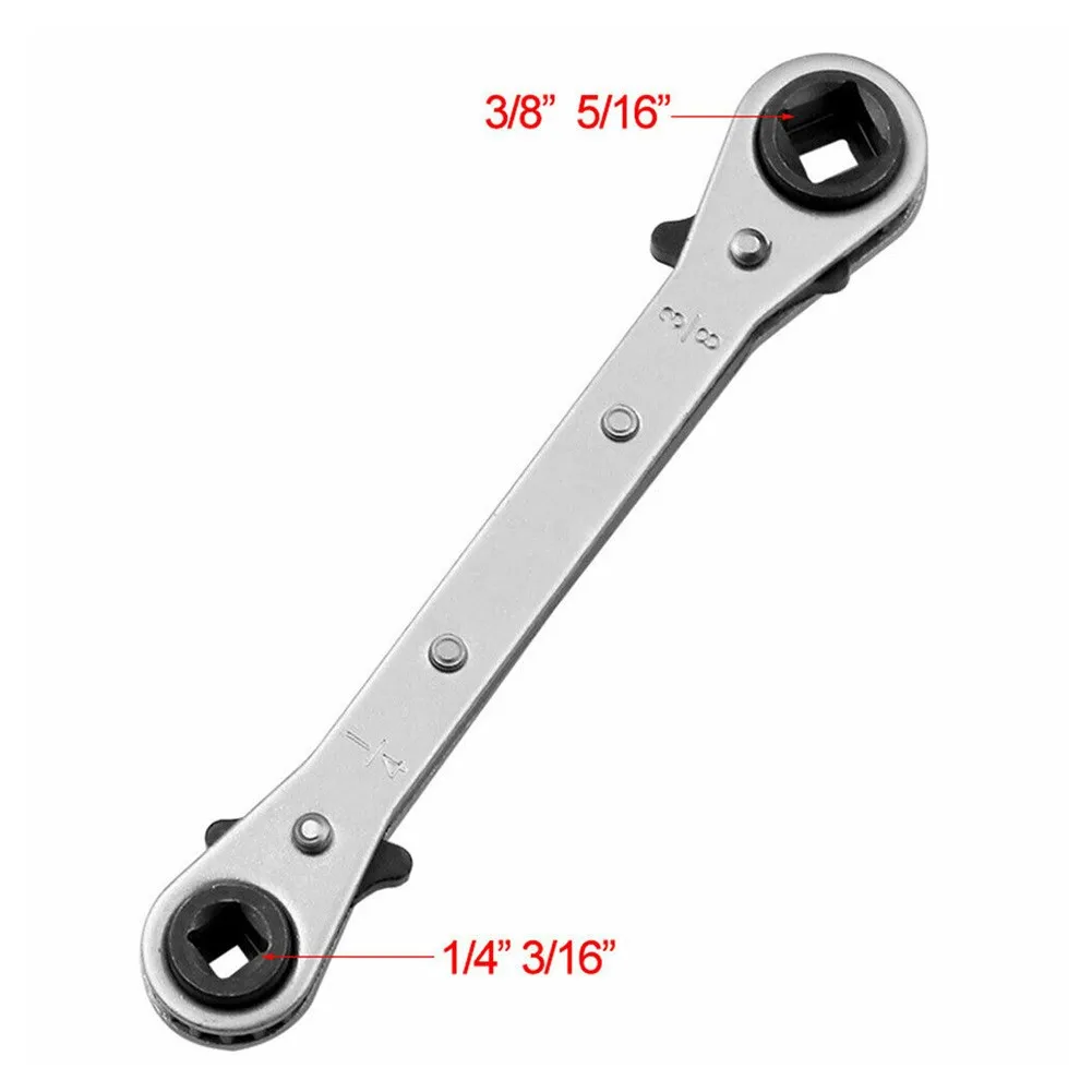 

Hand Tool Ratchet Wrench Mini Ratchet Spanner Repair Silver Small Spanner