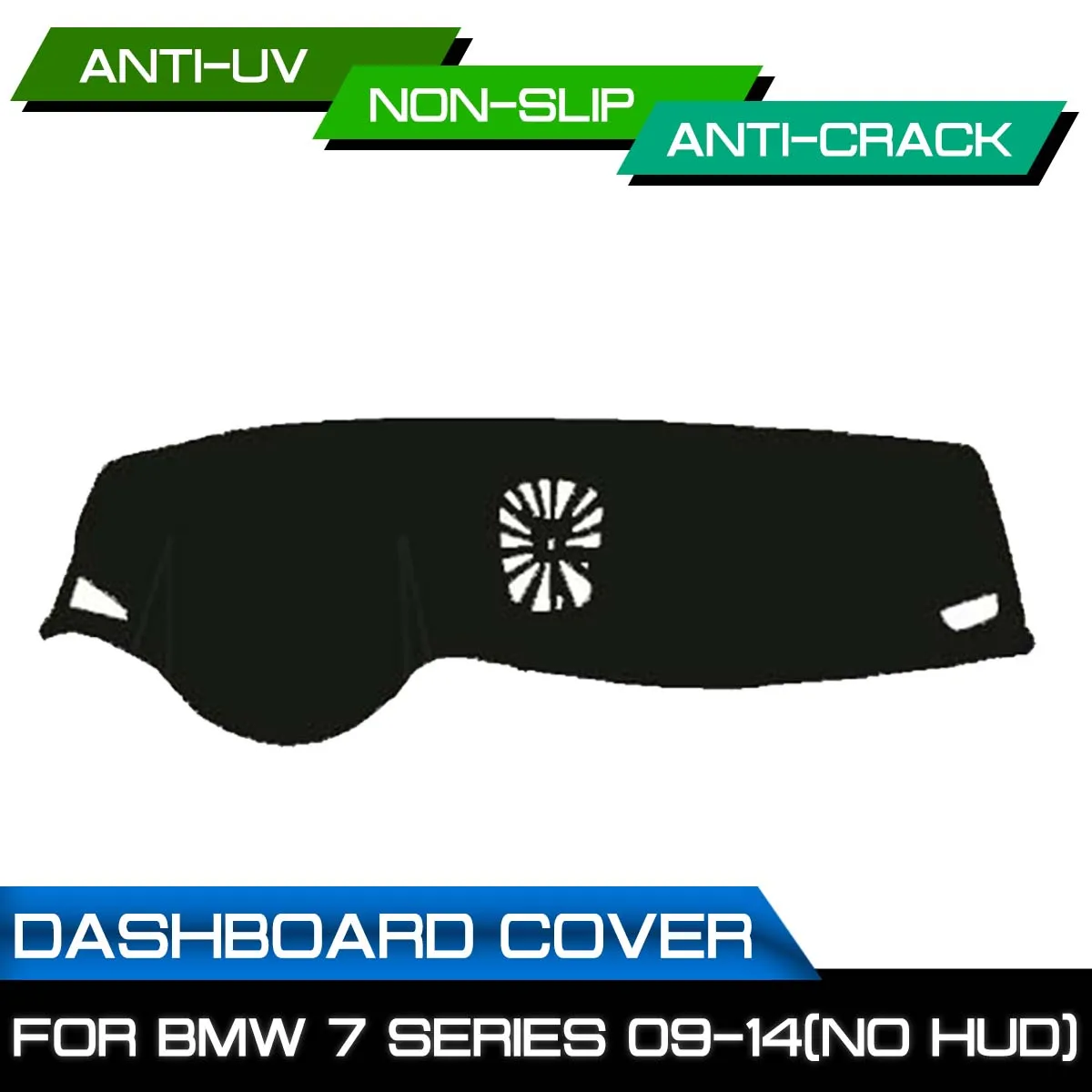 

Car Dashboard Mat Anti-dirty Non-slip for BMW 7 Series 2009 2010 2011 2012 2013-2014 Dash Cover Mat UV Protection Shade Sticker