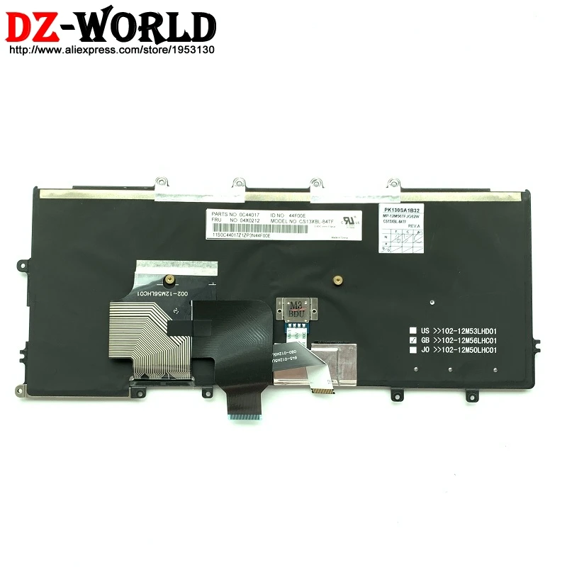 Новая Оригинальная Турецкая клавиатура TUF с подсветкой для ноутбука Lenovo Thinkpad X230S