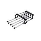 Вешалка для одежды 5 в 1, многофункциональная, стальная, регулируемая, для брюк