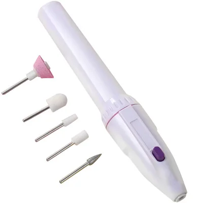 

5 In 1 Combination Simple Nail Model Electric Polisher Trimming Kit Salon Shaper Manicure Pedicure Polish Tool