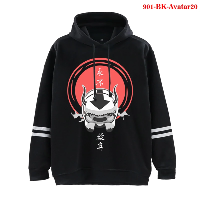 

Harajuku Streetwear Avatar The Last Airbender Print Autumn Spring Long Sleeve Loose Sweatshirt Casual Pullover Sweatshirt Women