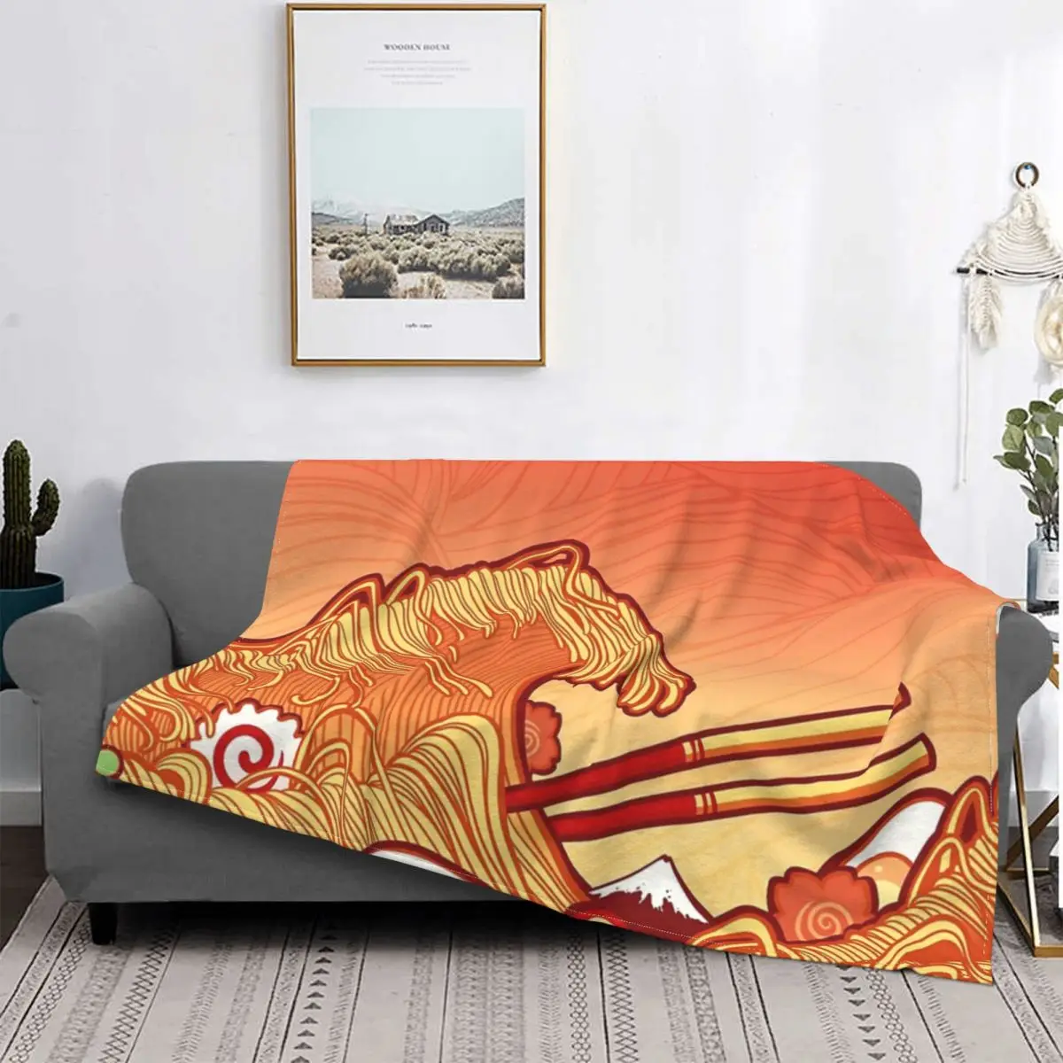 

Одеяло с рамен, волнистое покрывало, Клетчатое одеяло, одеяло для дивана, летнее одеяло, летнее покрывало