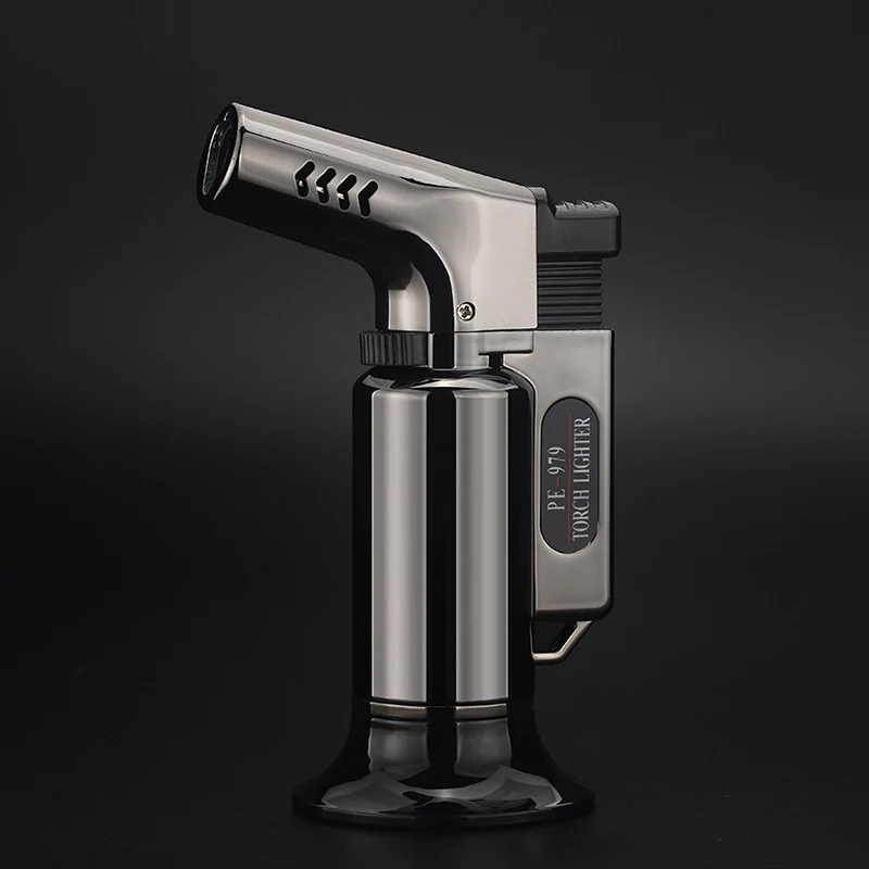 

Kitchen Outdoor BBQ Lighter Torch Turbo Pipe Gas Jet Lighters Butane Cigarette 1300 C Spray Gun Cigar Windproof 3 Nozzles Fire