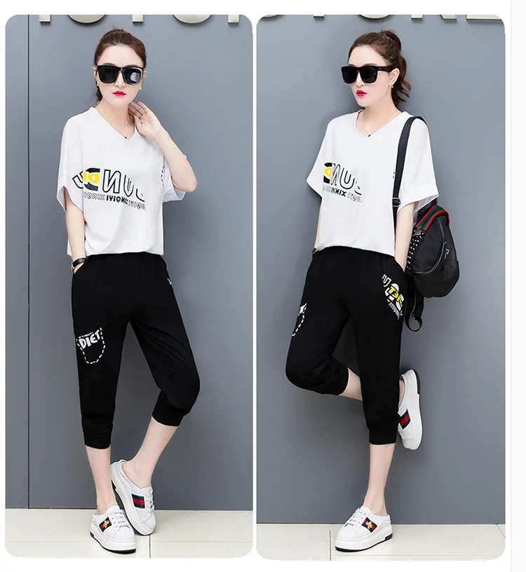 Спортивный костюм женский комплект из двух предметов Vetement Femme 2019 Chandal Mujer 2 Piezas