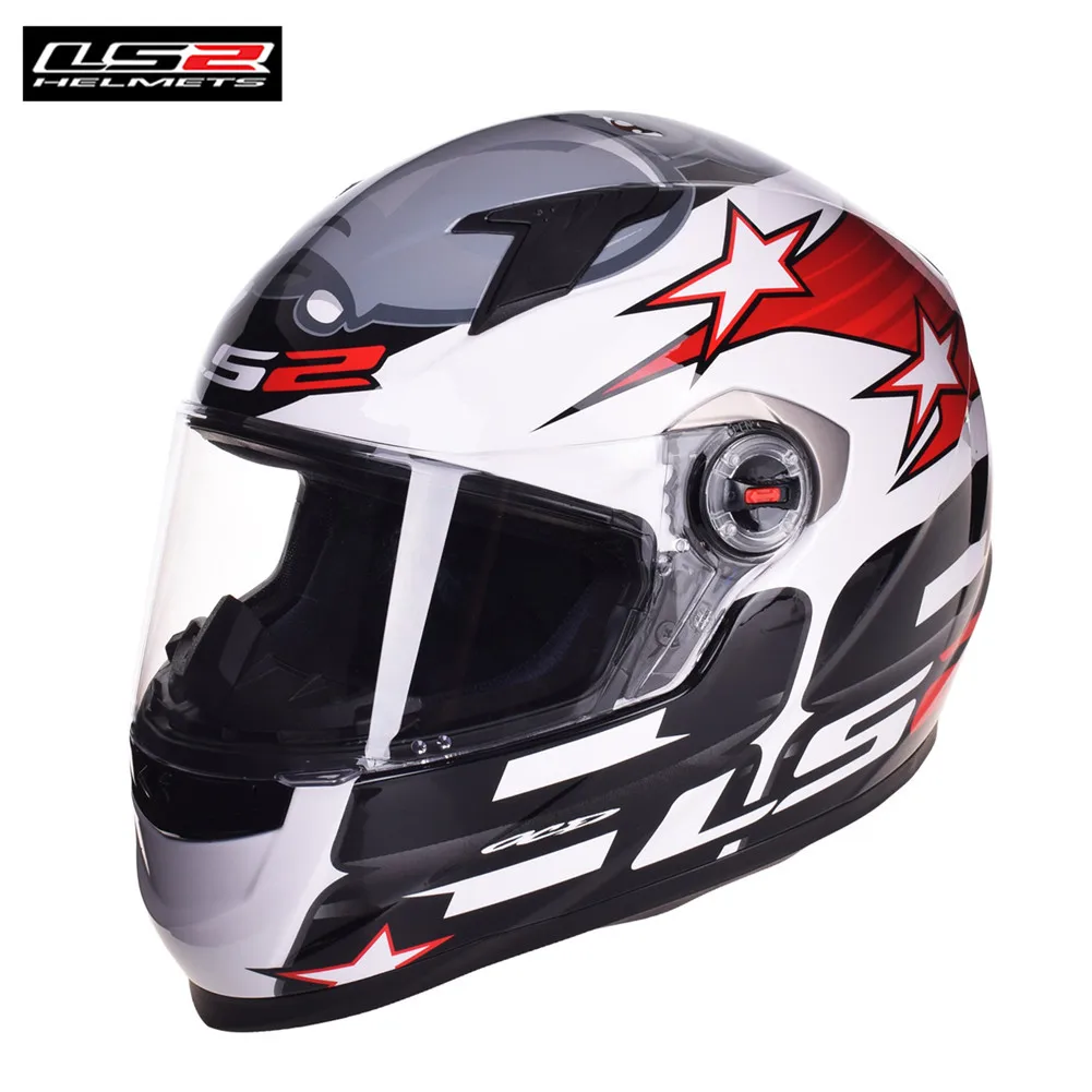 LS2 Полнолицевой гоночный мотоциклетный шлем Capacete Casque Moto Kask шлемы Helm Caschi Crash для