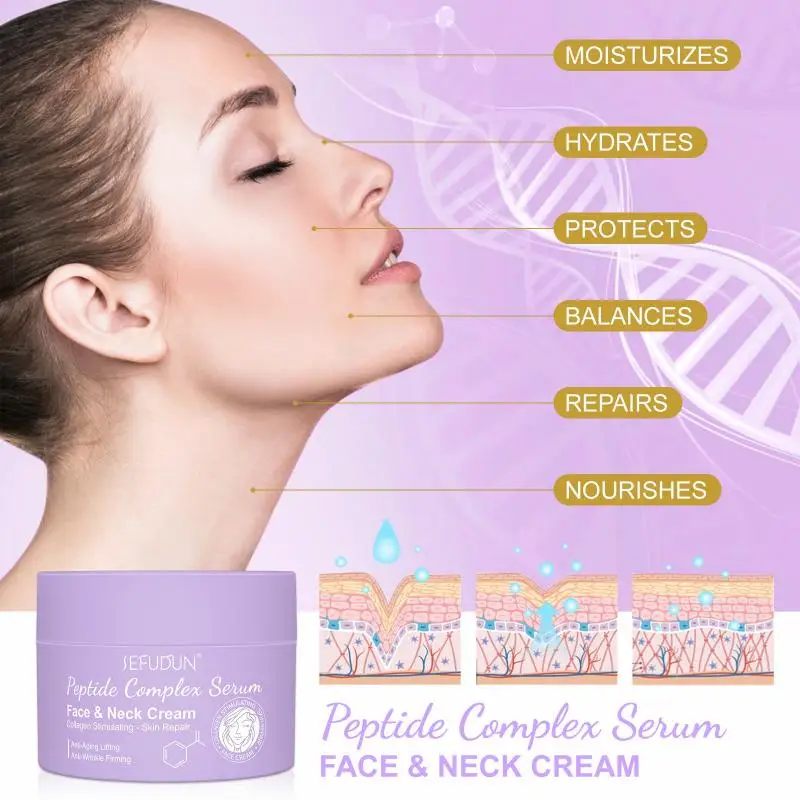 

Whitening Face Cream Peptide Essence Cream Anti-Wrinkle Anti-Aging Nourishing Face Serum Cream Moisturizing Skin Care 30g