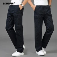 new cargo casual cotton pants men 2021 brand straight outdoor work pocket jogger trousers men big size loose tactical pants men