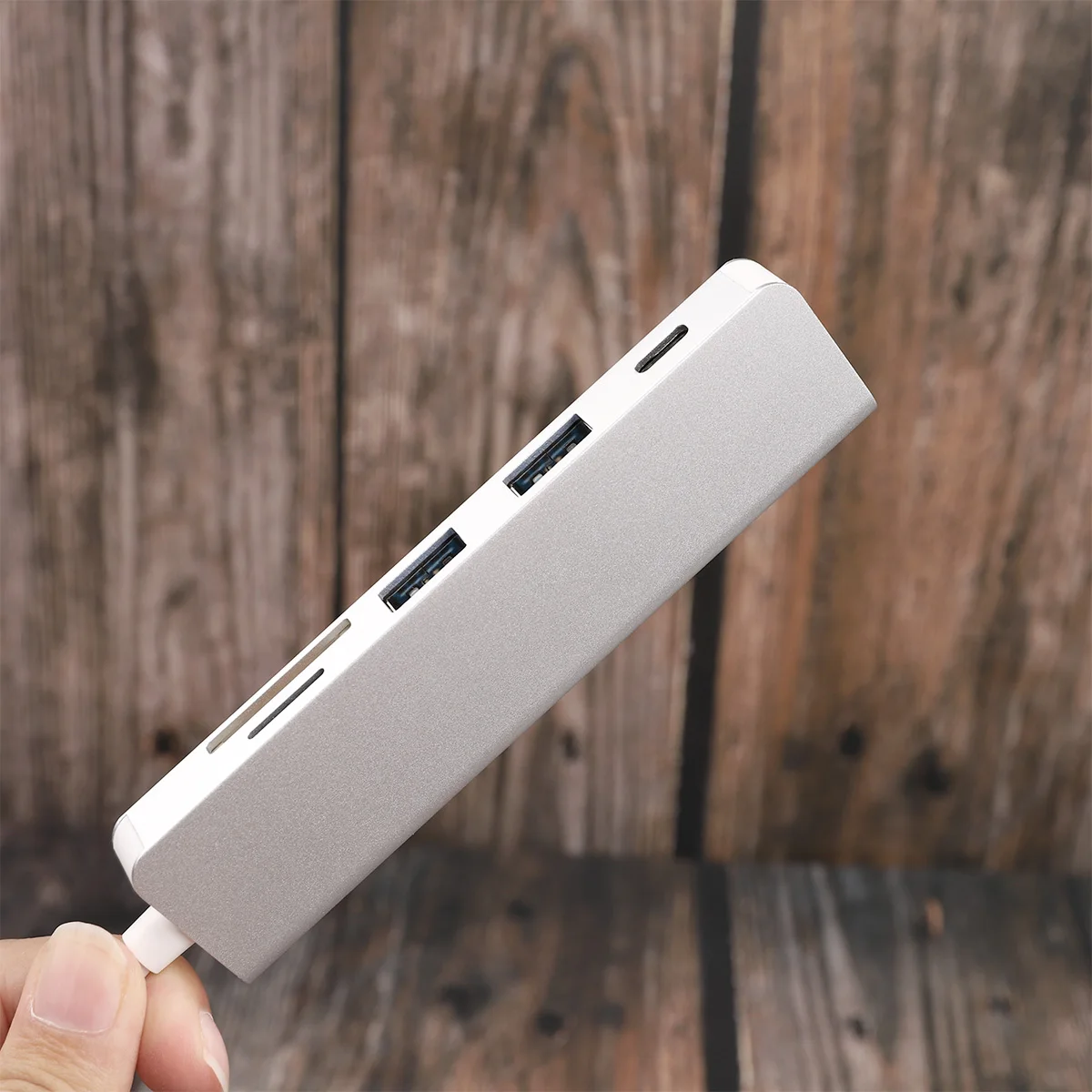 Batianda Thunderbolt 3 адаптер USB C до 3,0 концентратор type C конвертер для MacBook Pro Air 13 15 16 USB-C адаптер TF/SD кард-ридер