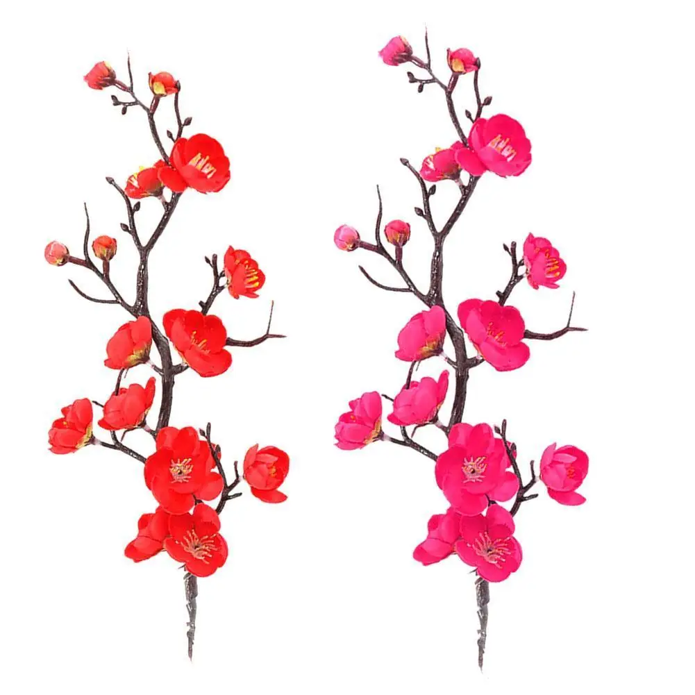 

Artificial Plant Plum Blossom Chinese Style Small Winter Plum Artificial Flower Home Decoration Artificial Plum Silk Flower