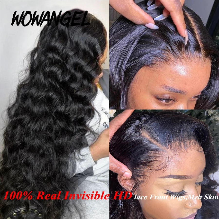 Парик 13X4 Невидимый фронтальный на сетке 32 дюйма 34 | Шиньоны и парики