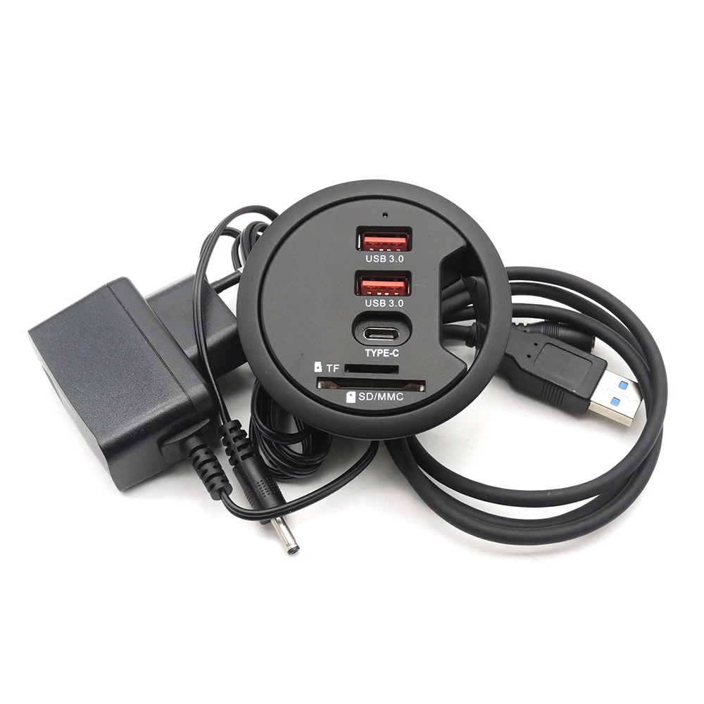 USB Настольная ступица USB3.0 концентратор Type C TF/SD MCC адаптер для настольного ПК usb хаб