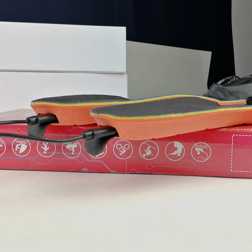 Wireless Remote Control Heated Insoles Electric Thermal Soles Boots Rechargeable Foot Warmer Shoes Insoles  Electric Heater Pads