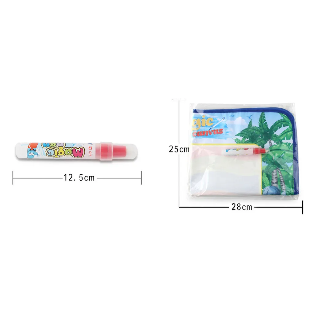 Детское обучение волшебный водяной рисунок коврик для письма доска игрушка