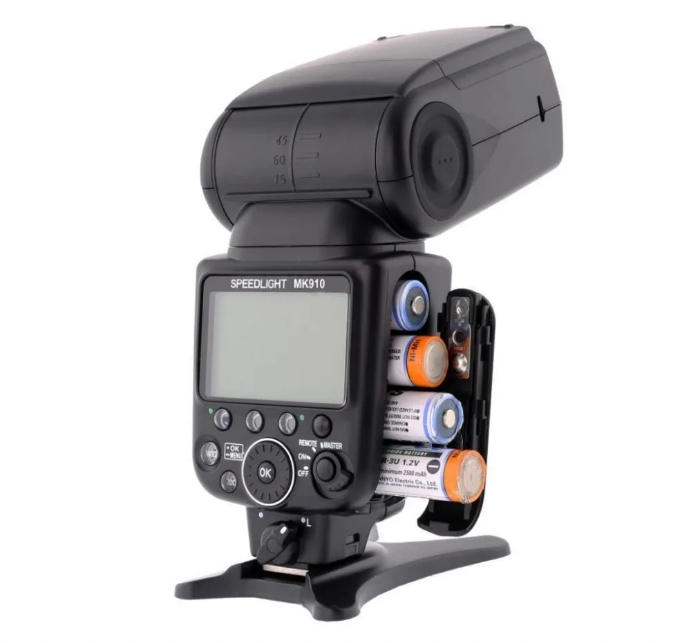 Фотовспышка Meike MK-910 MK910 TTL 1/8000s HSS Sync Master & Slave flash speedlite для камеры Nikon SB-910 D7100 D800 D5500