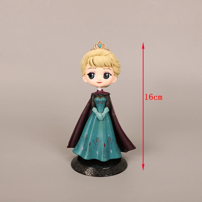 Принцесса Дисней Q версия персонажи Белл Жасмин Принцесса ПВХ фигурка куклы KidsToys для детей подарок на день рождения A94