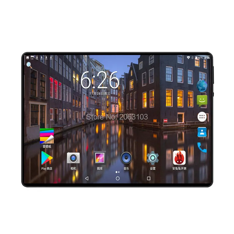 10,1 дюймов планшетный ПК Android 9,0 для Google Play ips экран Восьмиядерный SIM 3G 4G LTE wifi gps ram 6 ГБ 64 Гб планшет 10 дюймов
