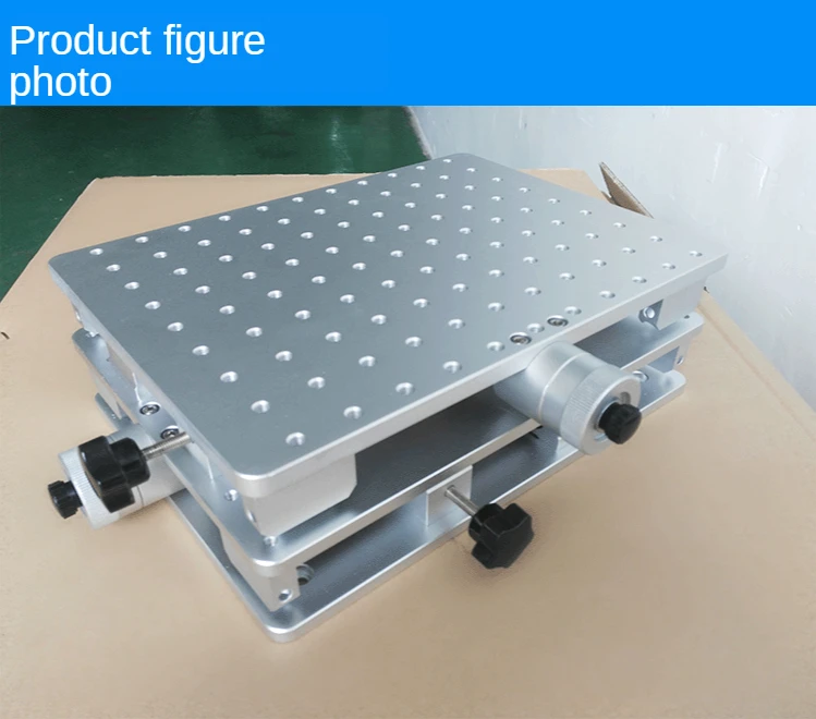 

300x220x90MM 2 Axis Moving Table Portable Cabinet Case Welding XY Table For Laser Marking Engraving Machine Optical Experiment