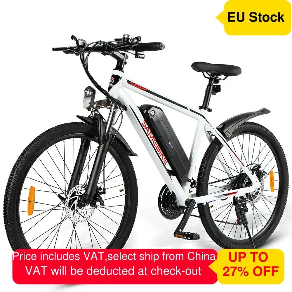 SAMEBIKE SY-26 Electric Mountain Bike 2 Wheel Bicycles 36V 350W Powerful Motor 35KM/H Speed MTB Adult Bicycle | Спорт и развлечения