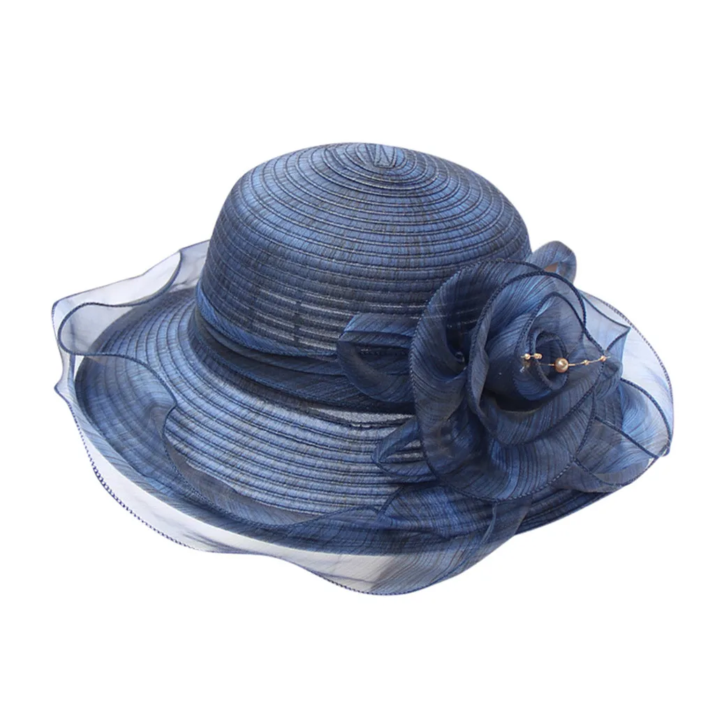 Женская кепка винтажная элегантная Свадебная кружевная дышащая шляпка с цветами