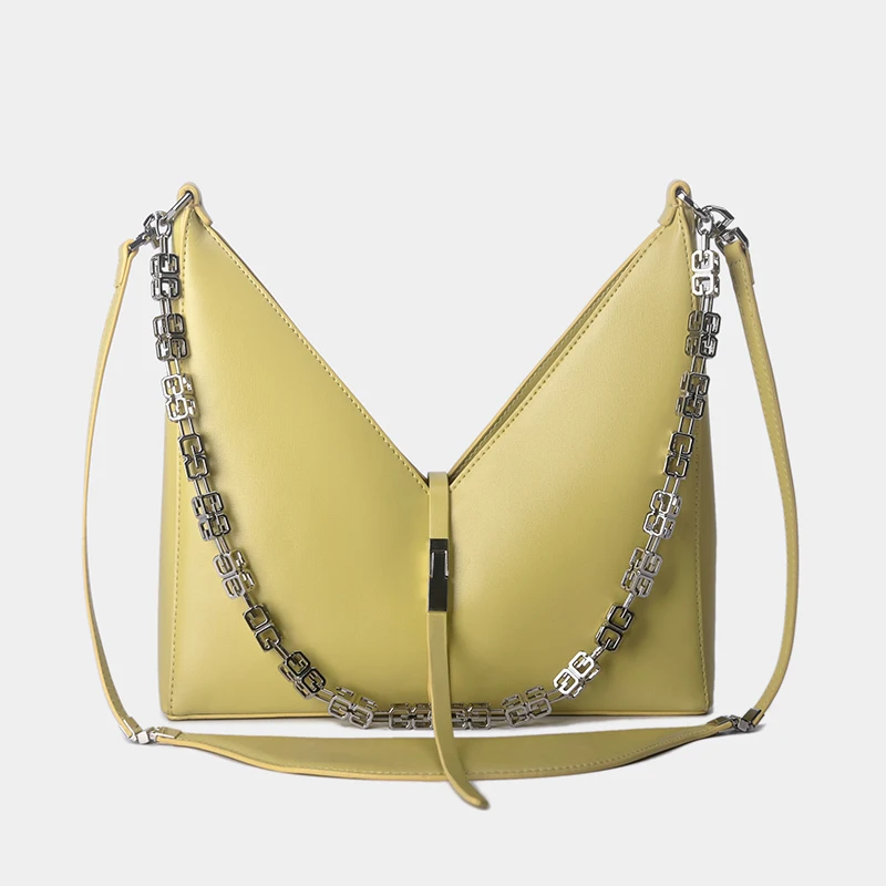 

8 Colors New Fashion V Shape Women's Bag Clutch Brand Designer Lady Shoulder Bags Chain Handbag Women Bag