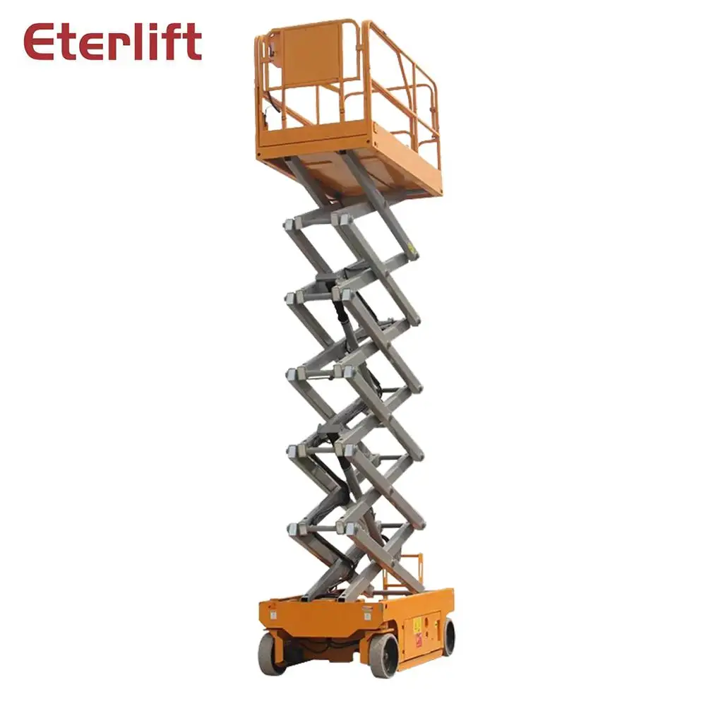 Самоходный ножничный механизм 16 м подъемник с воздушной рабочей платформой| |