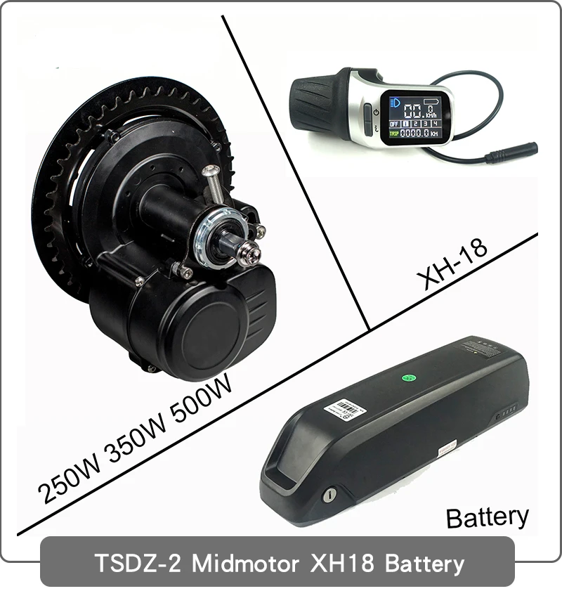 EJOYQI Tongsheng TSDZ2 DIY Конвертация Ebike Mid Drive Kit 36 в 48 в 250 Вт 350 Вт 500 Вт датчик крутящего момента двигателя Электрический двигатель велосипеда