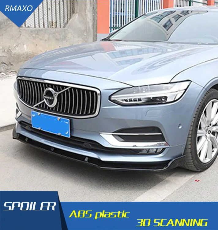 Для Volvo S90 тела комплект спойлер 2018-2019 для ABS задняя губа задний переднего бампера