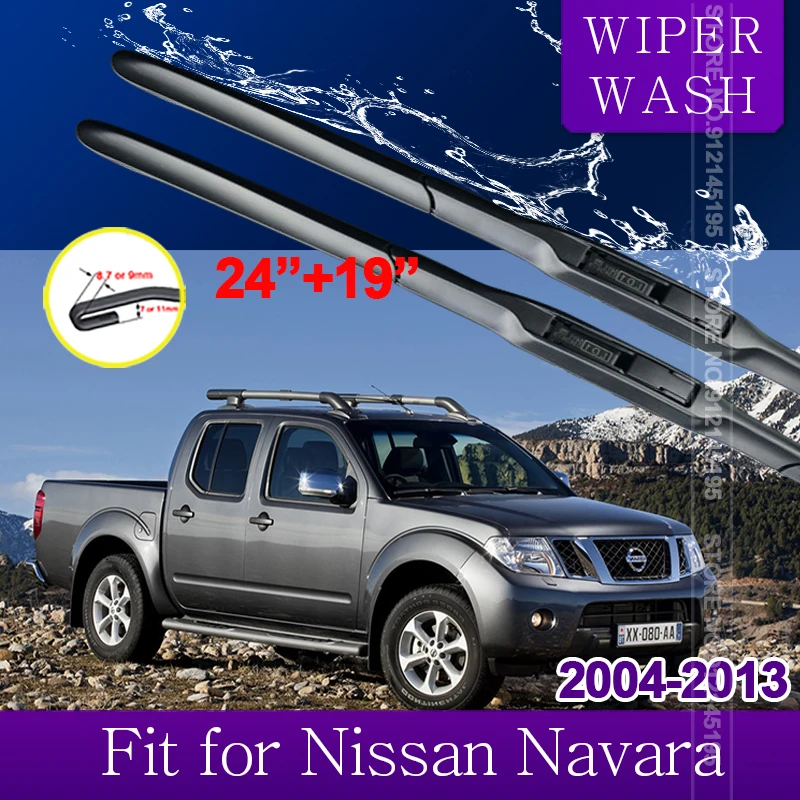 

Car Wiper Blades for Nissan Frontier Navara Brute D40 2004~2013 Front Windscreen Wipers Car Accessories 2005 2006 2007 2008 2009