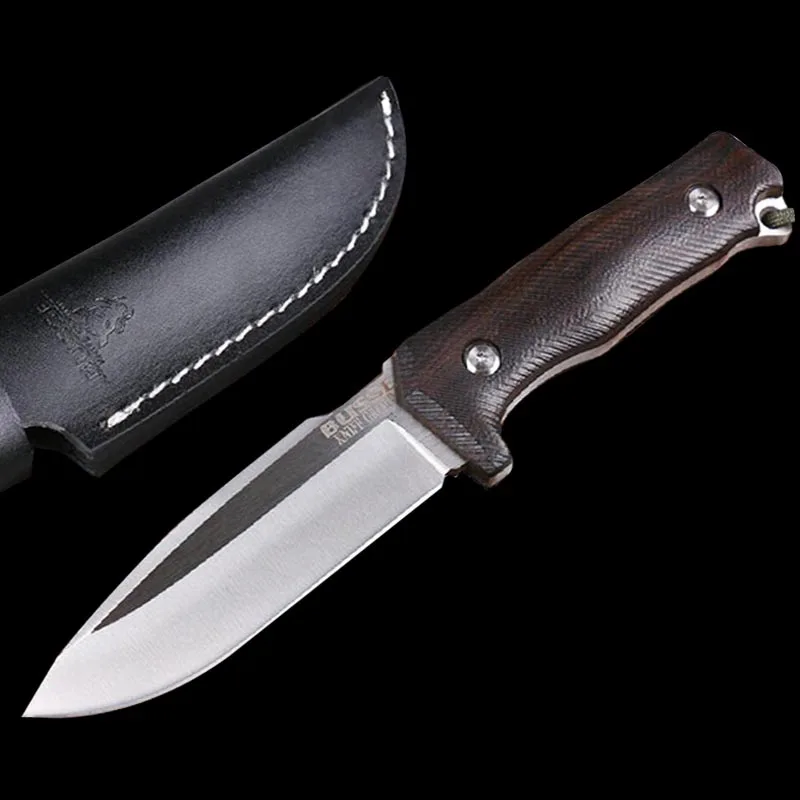 Mengoing дикий кабан охотничий нож 440 стальное лезвие высокой плотности G10 Ручка для