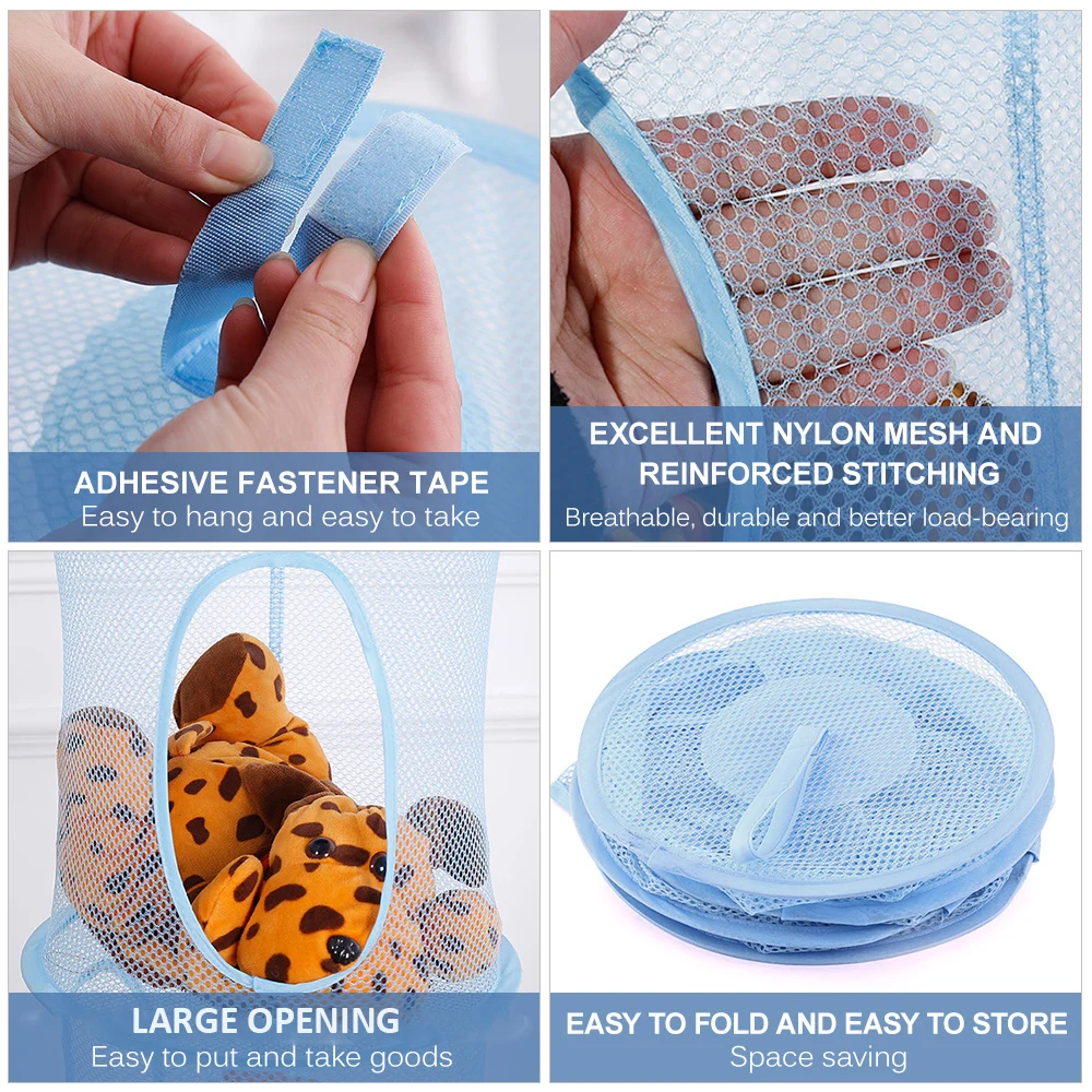 4-слойная Складная рыболовная подвесная сумка для хранения сушильной сети