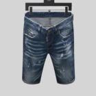 Джинсы с отверстием DSQ22021D, брюки, локомотивы, итальянские Роскошные плотные джинсы, мотоциклетные и автомобильные джинсы JeansD2