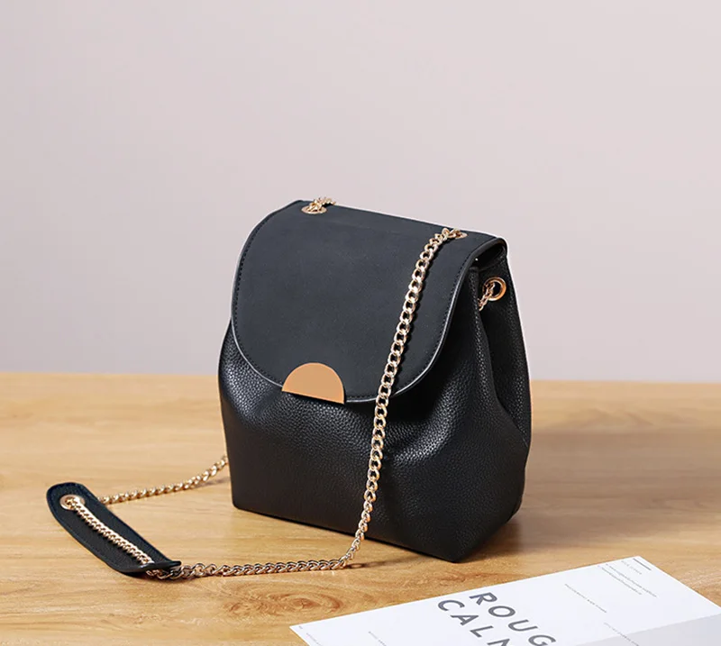 

Women New Luxury Elegant Chain Bucket Bags France Famous Brand Leather Shoulder Bag Crossbody Bag