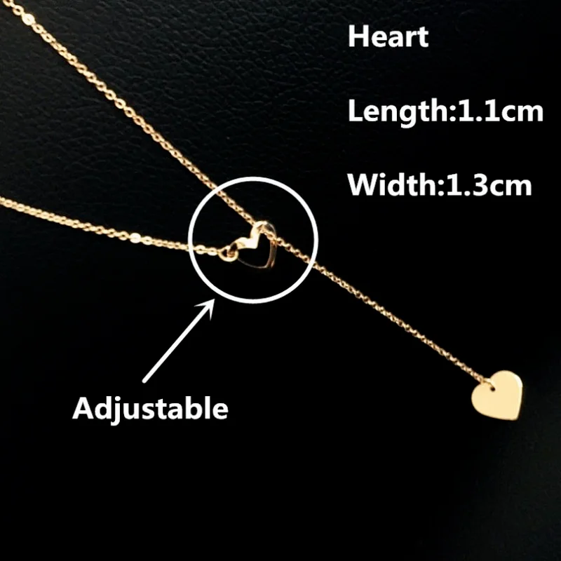

2021 Women Heart Shape Pendant Necklace Temperament Trendy Jewelry