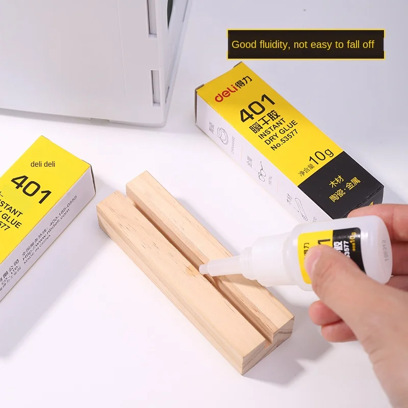401 клей Deli 10 г флакон мгновенный многоцелевой супер DIY алмазные украшения