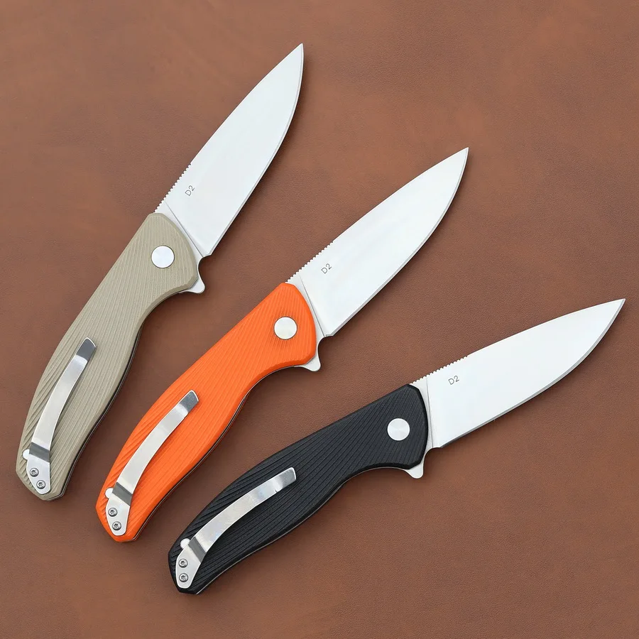 Фото Hati 95 Folding Knife D2 Steel Blade G10 Handle Outdoor Camping Hunting Survival Utility Pocket Fruit Bearing Knives EDC Tools Hati 95 Folding Knife D2 Steel Blade G10 Handle Outdoor Camping Hunting Survival Utility Pocket Fruit Bearing Knives EDC Tools