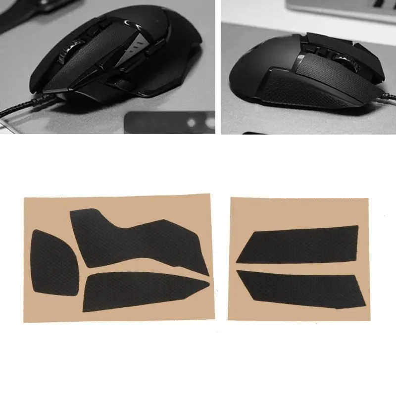 

Hotline Games Mouse Skates Side Stickers Anti-slip Tape for logitech G502 Mouse 090F