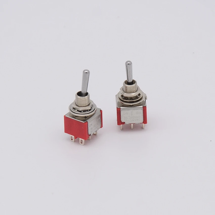 

1 Piece ON-ON / ON-OFF-ON DPDT Mini Toggle Switch for Electric Guitar or Bass CN(Origin)