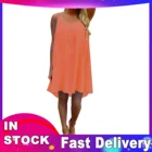 4 # платья для женщин 2021 с открытыми плечами Спагетти ремень полые шифоновое пляжное короткое платье; детское летнее Платье без рукавов с круглым вырезом Платье 2021 Платье