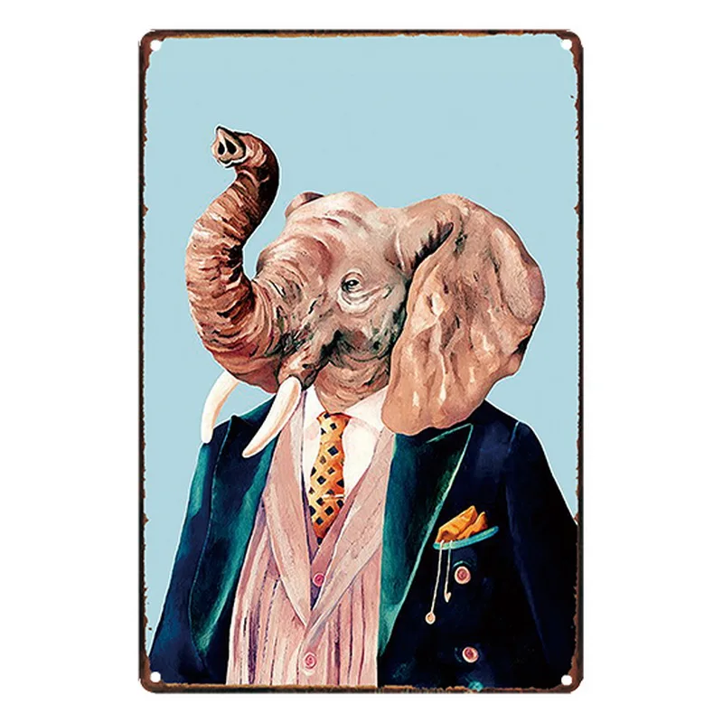 Юмористический декор в виде головы животных металлическая дверь наклейки на