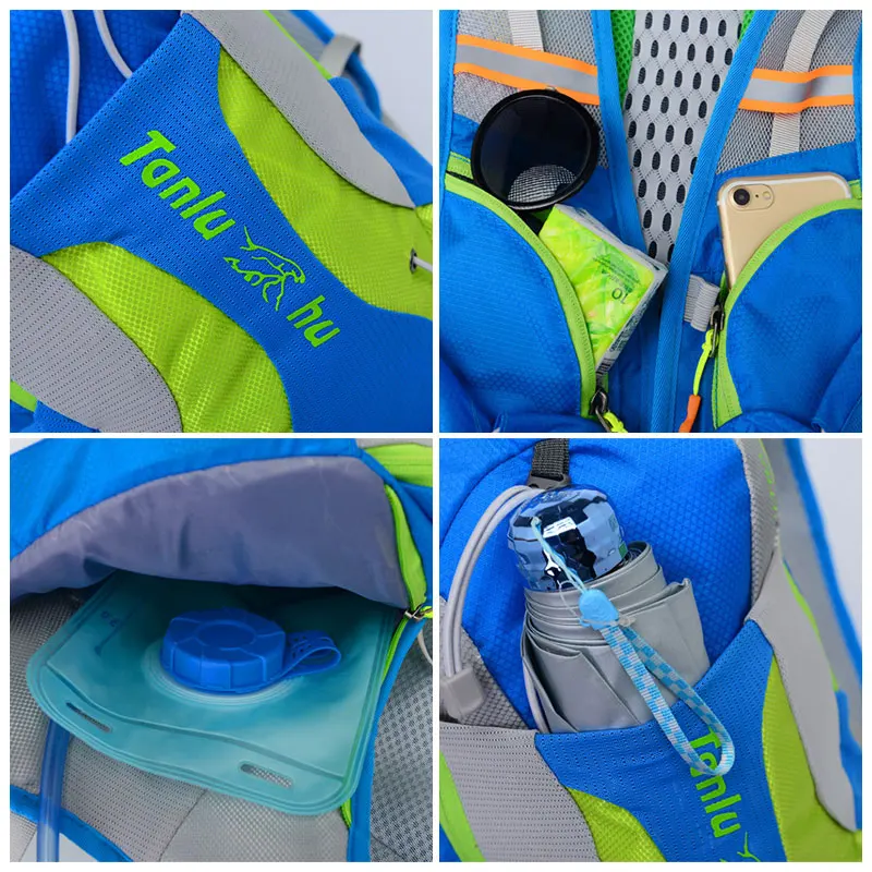 Рюкзак для велоспорта сумка бега гидратационная упаковка 15л спортивные сумки