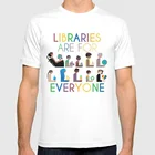 Радужная библиотека для всех, футболка, библиотека, интегрирование разнообразия, ограниченность