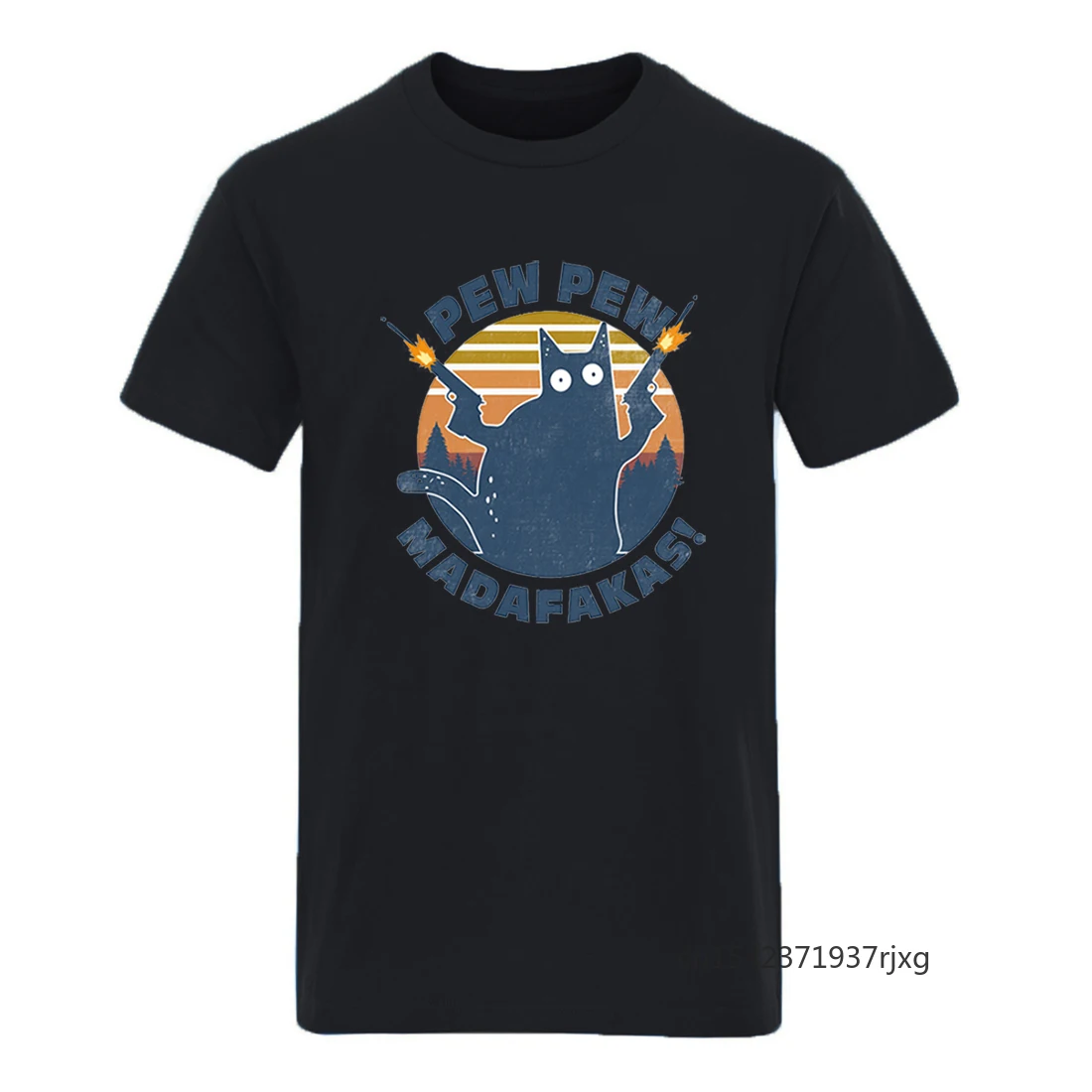 

Oversize Mens T-shirts Pew Madafaka Print Harajuku Summer Clothing Tops Hipster Casual 2021 Black Graphic Punk Clothes