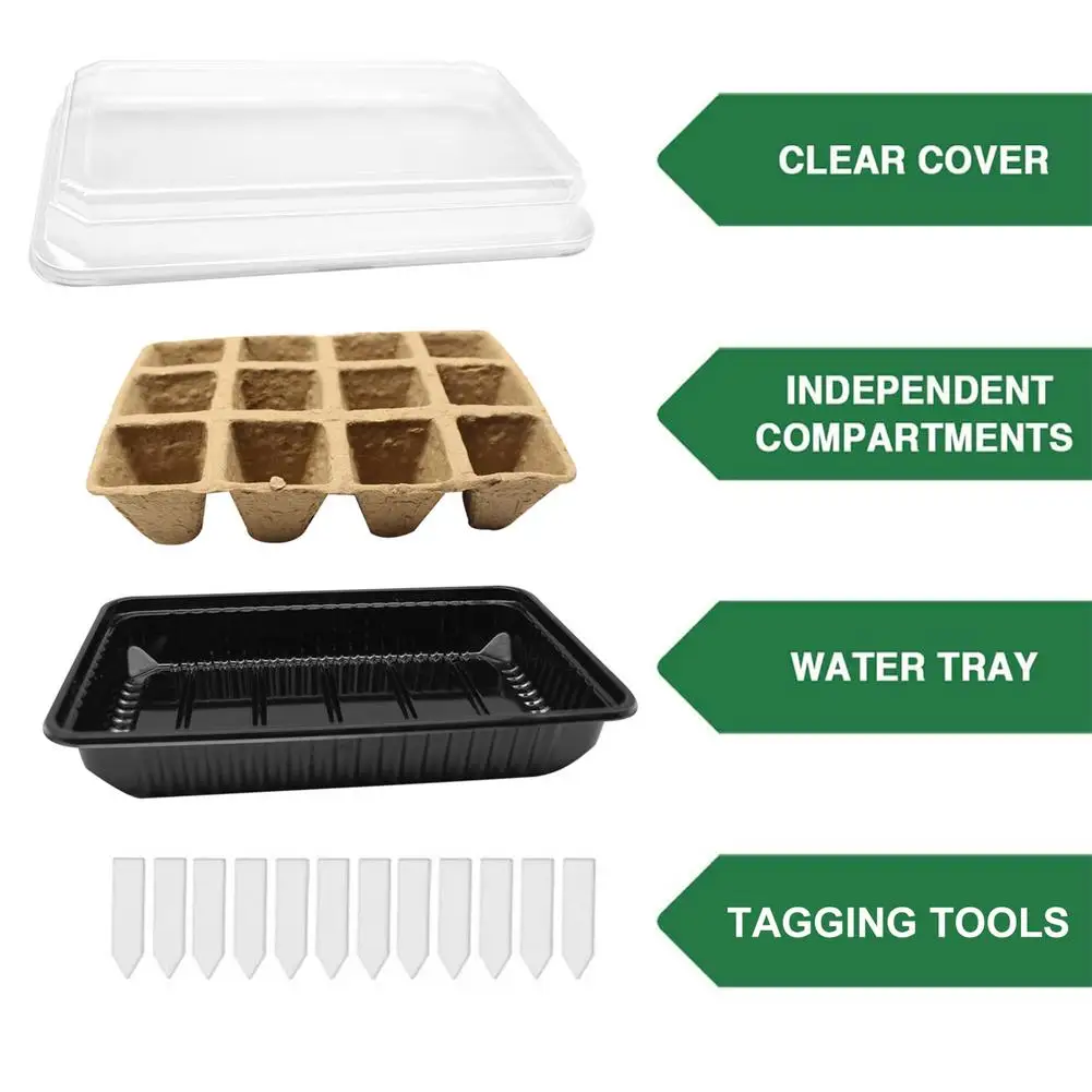 Завод поддон для проращивания семян лотки выращивания растений стартер лоток