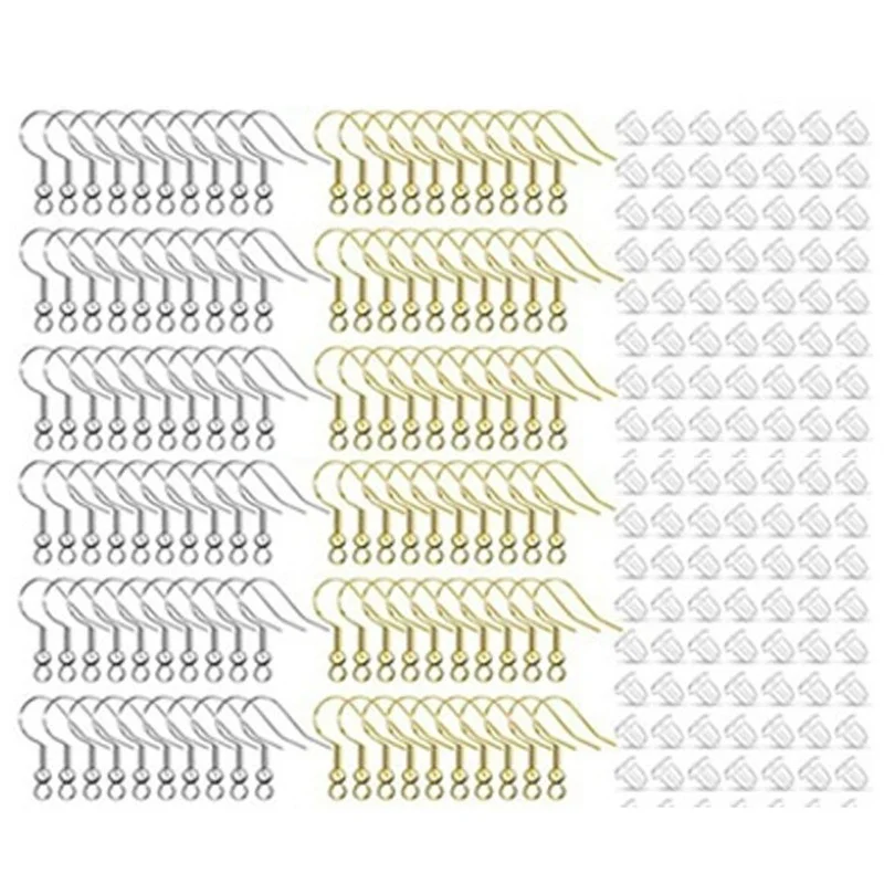 

200/400/800pcs 20x12mm DIY Earring Findings Earrings Clasps Hooks Fittings DIY Jewelry Making Accessories Hook Earwire Jewelry