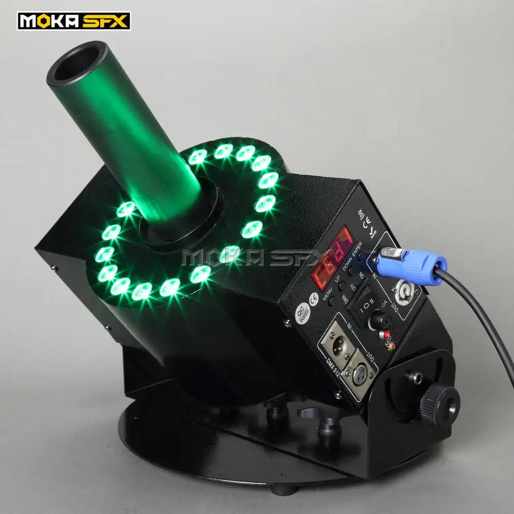 MOKA Co2 Cannon 18x3 Вт LED CO2 Club Free 6 М шланг Blaster непрерывный спрей Cyro Effects Club|Эффект