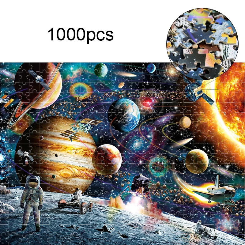 

Пазл «Вселенная» деревянный из бумаги, 1000 шт.