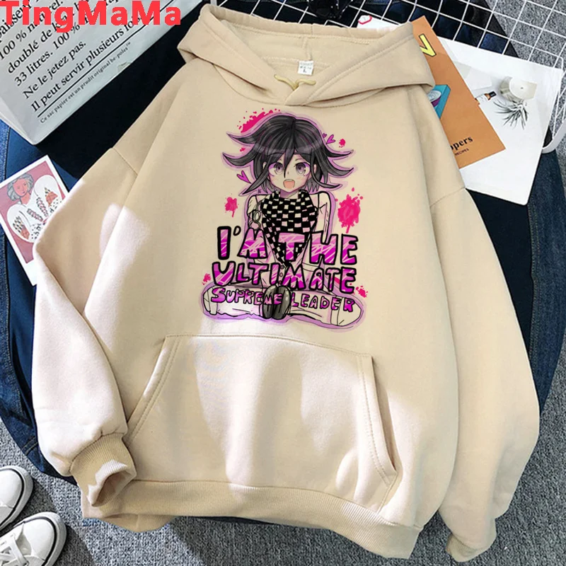 

Danganronpa Nagito Komaeda Ouma Kokichi hoodies men y2k aesthetic Ulzzang printed male sweatshirts hoody plus size