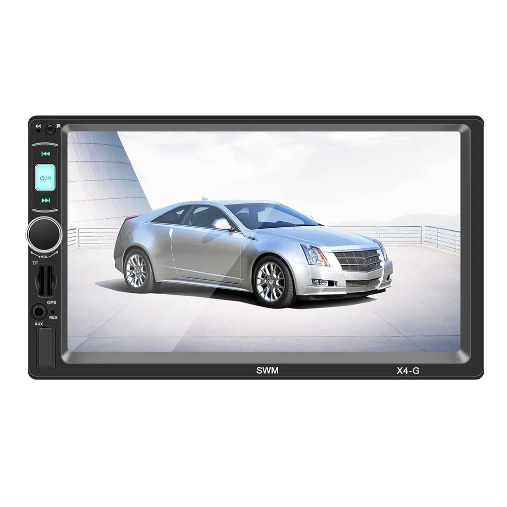 Автомобильный Fm радиоприемник стерео Mp5 плеер 7 дюймов с поддержкой Bluetooth Gps